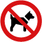 Mitführen von Hunden verboten ()