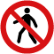 Für Fußgänger verboten ()